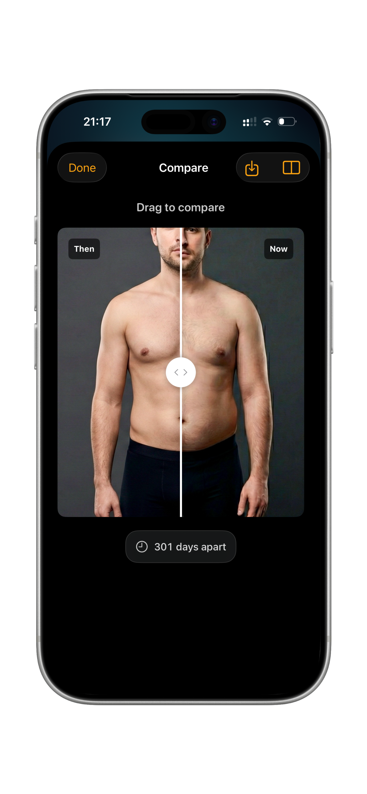 MeasureMe detailed metrics view